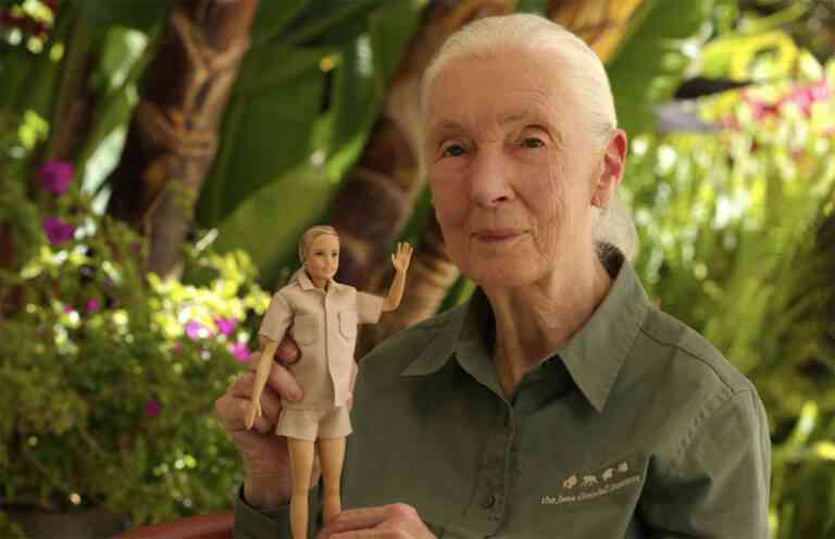 Barbie presenta Barbie Jane Goodall, fabricada con plástico reciclado procedente del océano